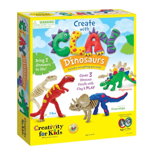 Creativity for Kids&#xAE; Create with Clay Dinosaurs Kit
